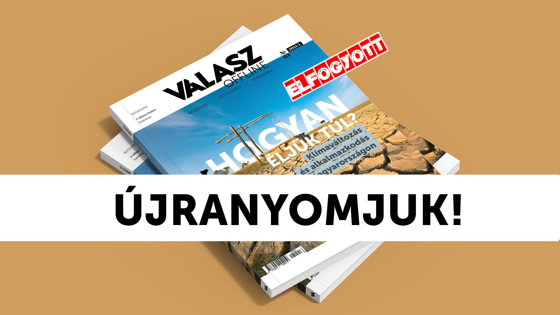Elkapkodták! Újranyomjuk az új, ökológiai Válasz Offline-t Kép